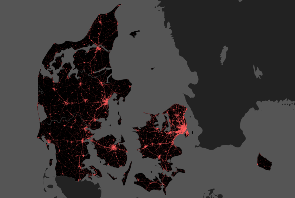 Denmark map